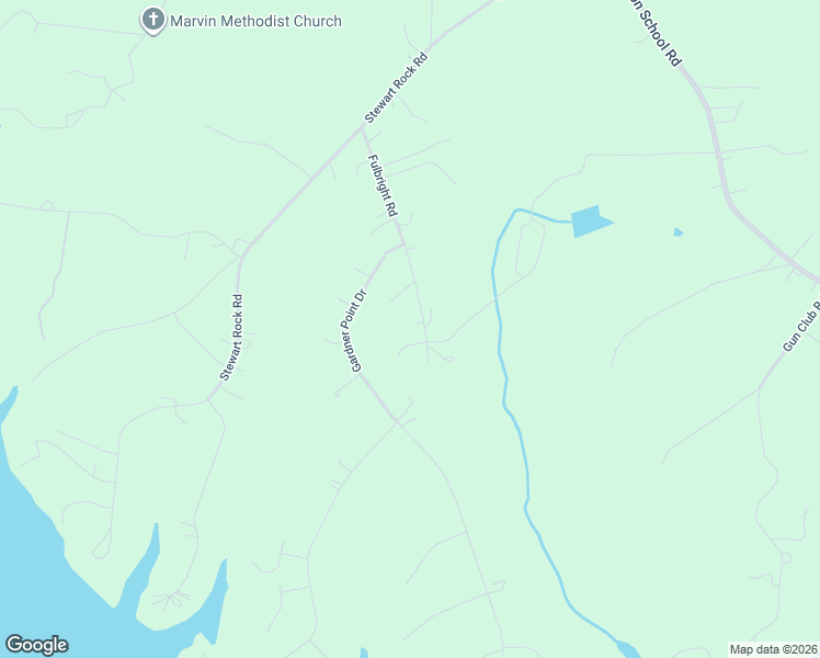 map of restaurants, bars, coffee shops, grocery stores, and more near 206 Fulbright Road in Stony Point