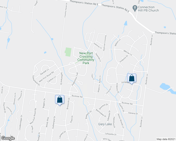 map of restaurants, bars, coffee shops, grocery stores, and more near 1137 Summerville Circle in Thompson's Station