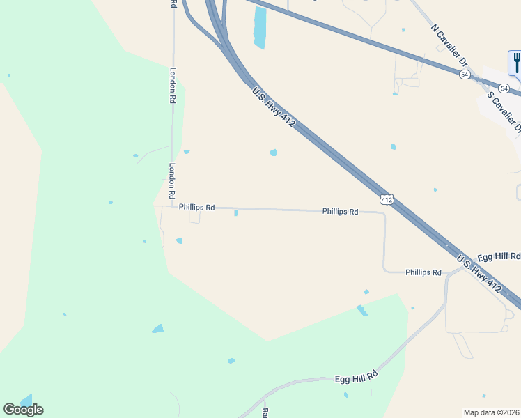 map of restaurants, bars, coffee shops, grocery stores, and more near 948 Phillips Road in Alamo