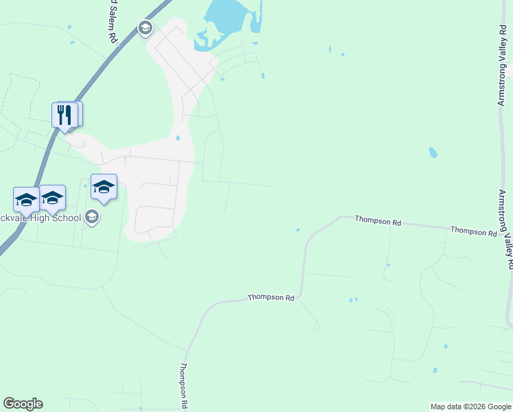 map of restaurants, bars, coffee shops, grocery stores, and more near 205 Dalton Drive in Rockvale