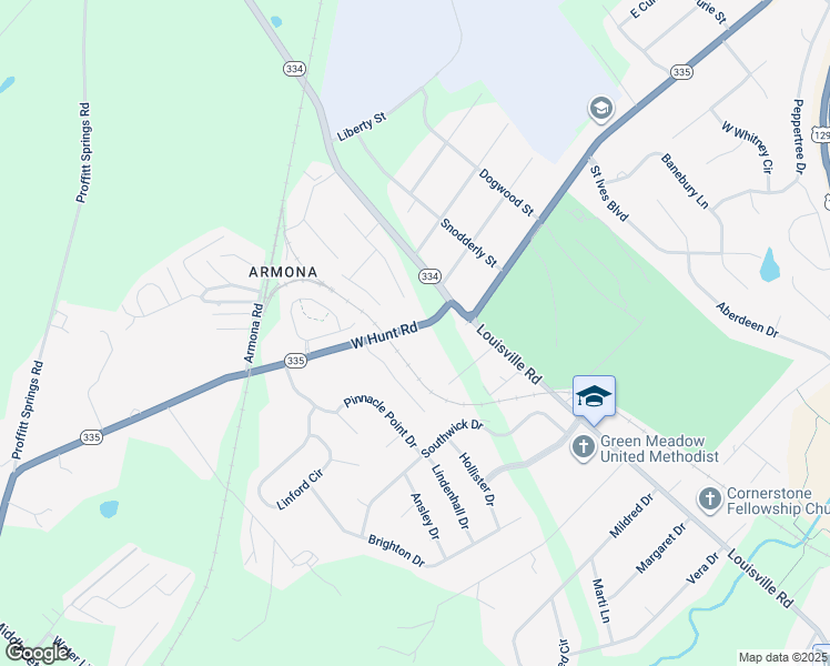 map of restaurants, bars, coffee shops, grocery stores, and more near 957 West Hunt Road in Alcoa