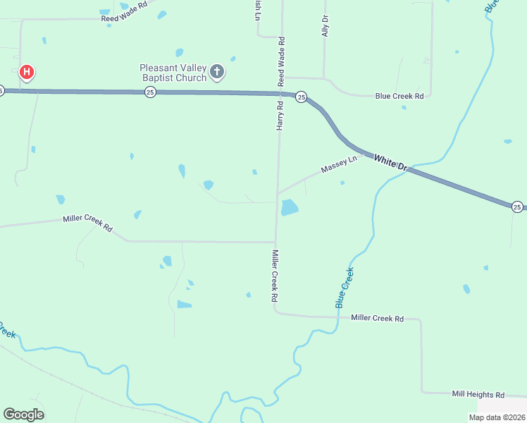 map of restaurants, bars, coffee shops, grocery stores, and more near 57-69 Harry Road in Batesville