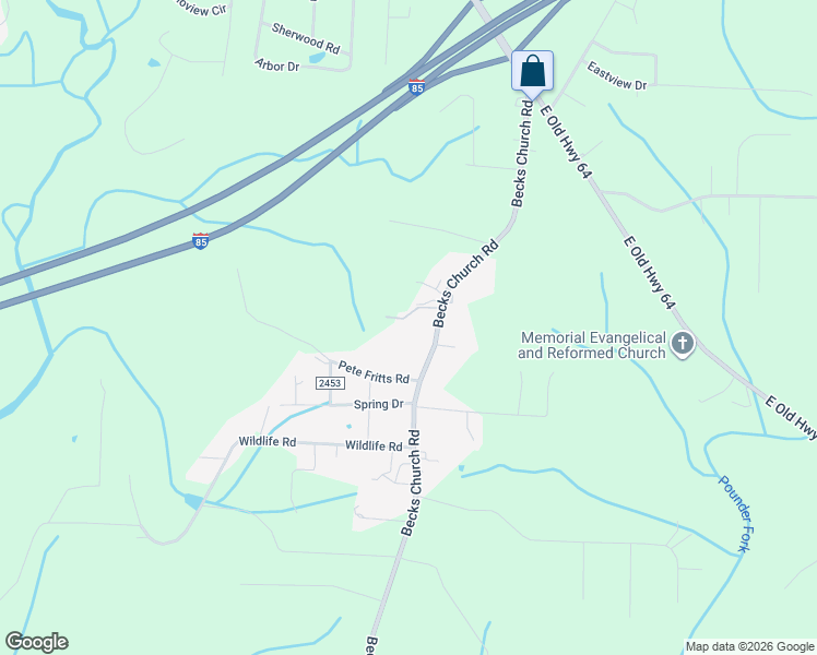 map of restaurants, bars, coffee shops, grocery stores, and more near 714 Becks Church Road in Lexington