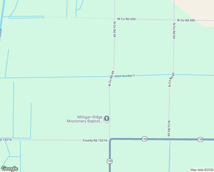 map of restaurants, bars, coffee shops, grocery stores, and more near 851 North Co Road 49 in Manila