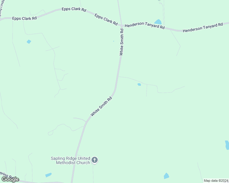 map of restaurants, bars, coffee shops, grocery stores, and more near 95 White Smith Road in Pittsboro