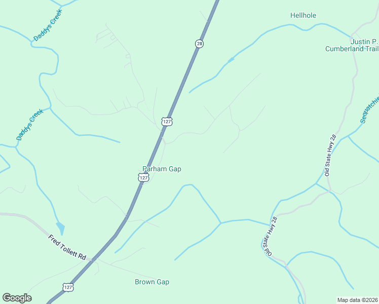 map of restaurants, bars, coffee shops, grocery stores, and more near 82 Browns Gap Road in Crossville