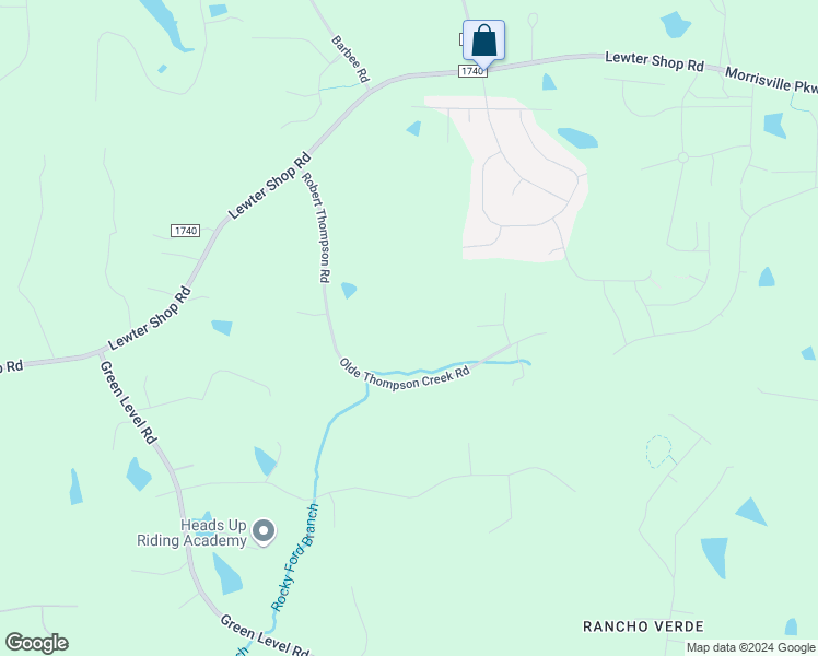 map of restaurants, bars, coffee shops, grocery stores, and more near 551 Olde Thompson Creek Road in Apex