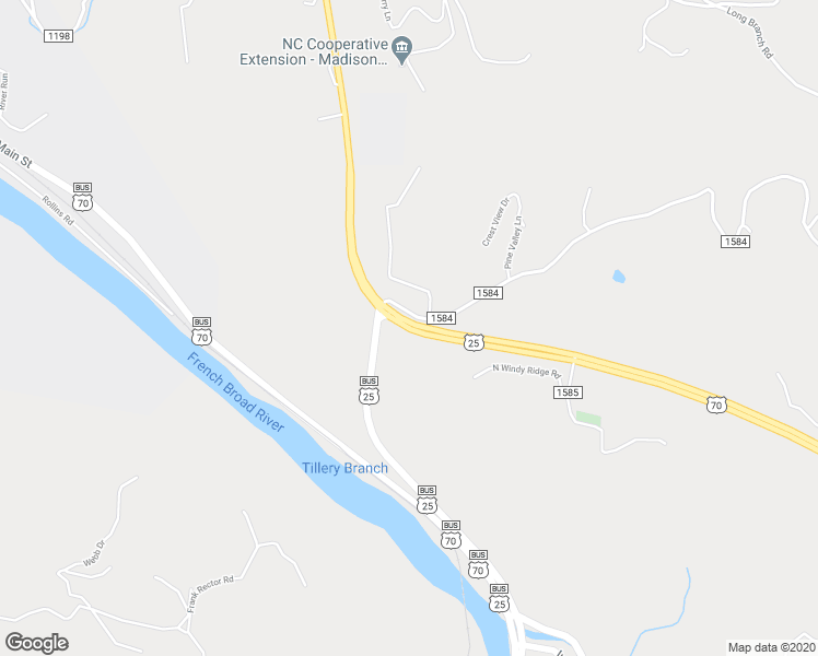 map of restaurants, bars, coffee shops, grocery stores, and more near 70 U.S. 25 in Marshall