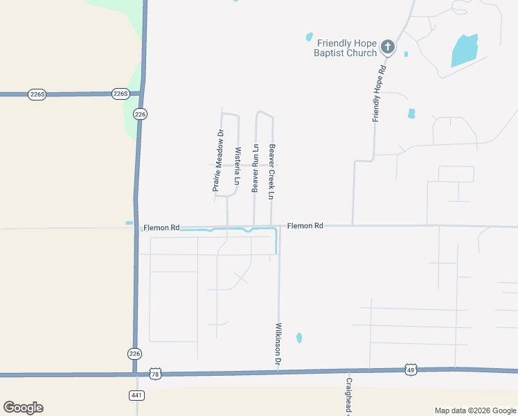 map of restaurants, bars, coffee shops, grocery stores, and more near 6008-6024 Beaver Run Lane in Jonesboro