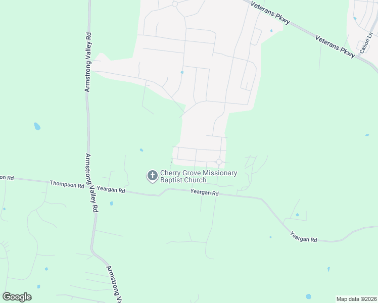 map of restaurants, bars, coffee shops, grocery stores, and more near 3866 Yeargan Road in Murfreesboro