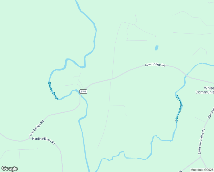 map of restaurants, bars, coffee shops, grocery stores, and more near 2541 Low Bridge Road in Liberty