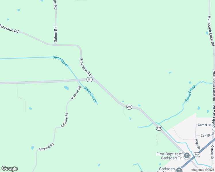 map of restaurants, bars, coffee shops, grocery stores, and more near 6600 Alamo Gadsden Road in Gadsden