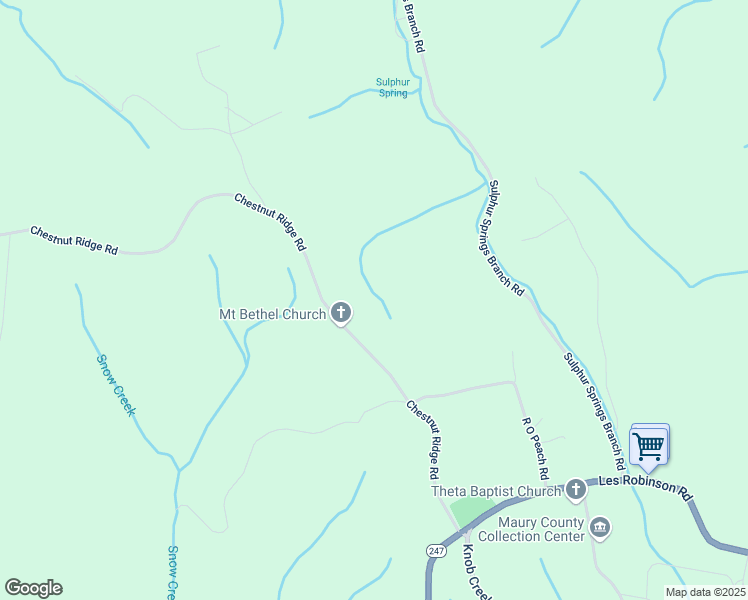map of restaurants, bars, coffee shops, grocery stores, and more near 4531 Chestnut Ridge Road in Columbia
