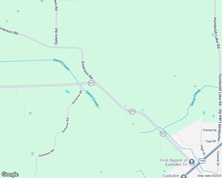 map of restaurants, bars, coffee shops, grocery stores, and more near 6600 Alamo Gadsden Road in Gadsden