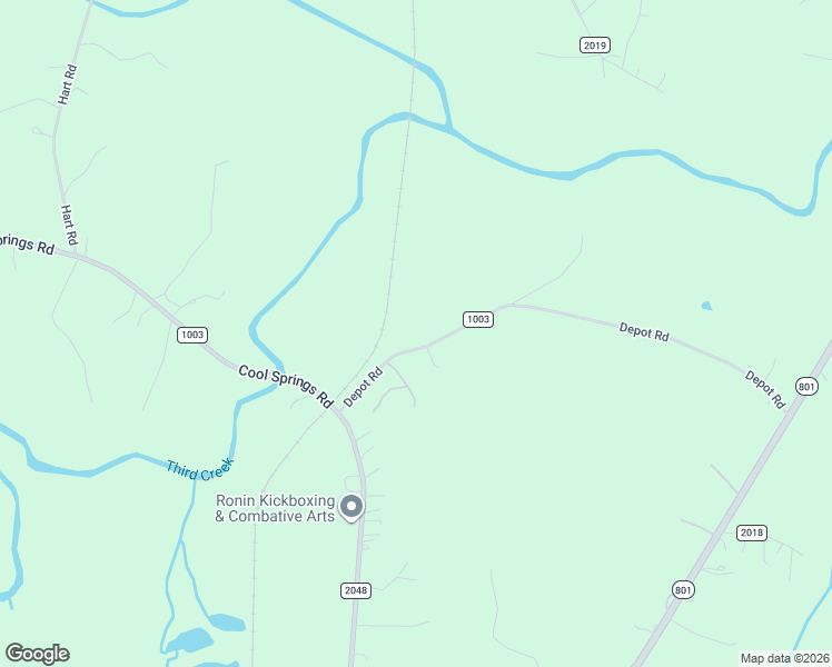 map of restaurants, bars, coffee shops, grocery stores, and more near 10445 Depot Road in Woodleaf