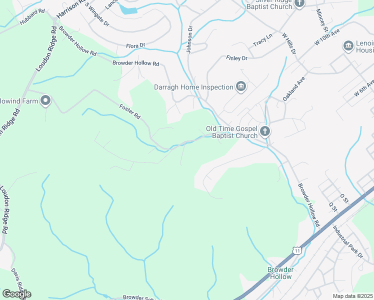 map of restaurants, bars, coffee shops, grocery stores, and more near 909 Foster Road in Lenoir City