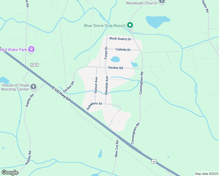 map of restaurants, bars, coffee shops, grocery stores, and more near 319 Glendale Avenue in Thomasville
