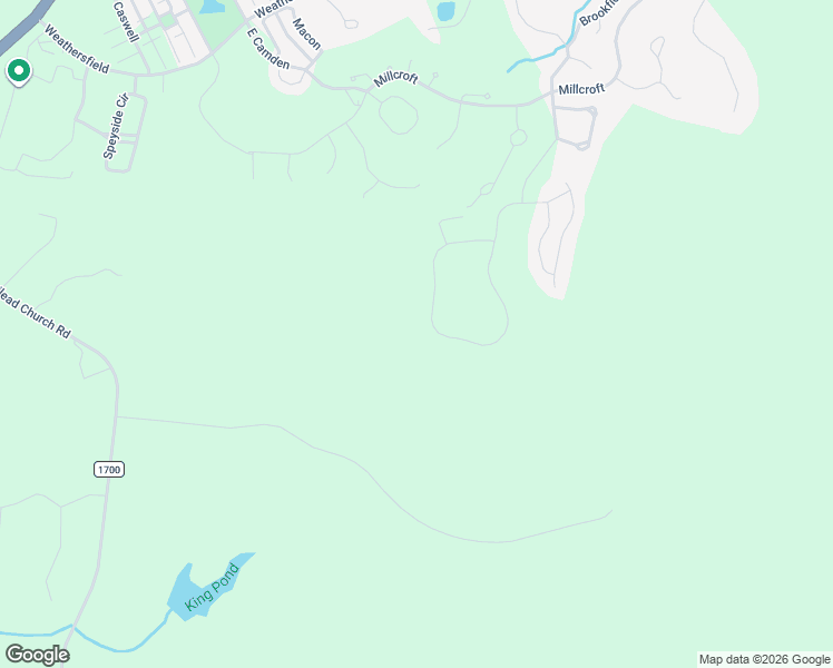 map of restaurants, bars, coffee shops, grocery stores, and more near 4237 Henderson Place in Pittsboro