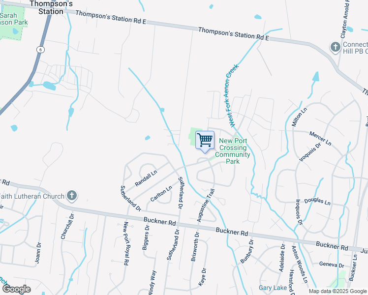 map of restaurants, bars, coffee shops, grocery stores, and more near 2636 Country Haven Drive in Thompson's Station