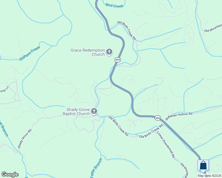 map of restaurants, bars, coffee shops, grocery stores, and more near 3605 Old Birds Creek Road in Sevierville