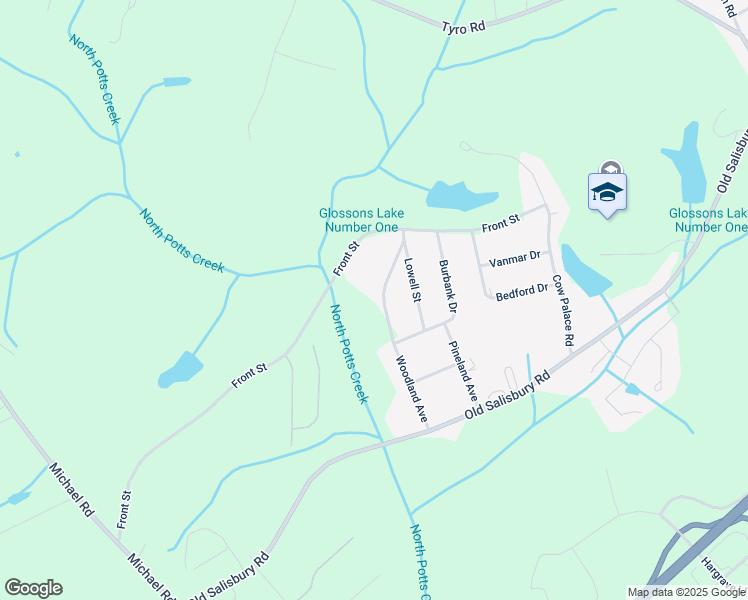 map of restaurants, bars, coffee shops, grocery stores, and more near 435 Woodland Avenue in Lexington