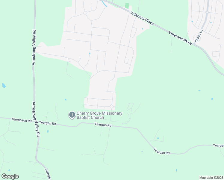 map of restaurants, bars, coffee shops, grocery stores, and more near 2864 Yeargan Road in Murfreesboro