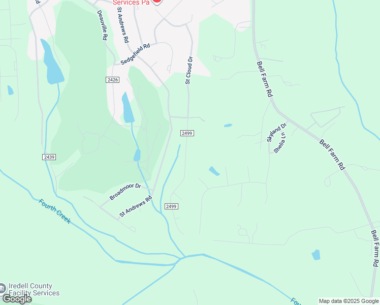 map of restaurants, bars, coffee shops, grocery stores, and more near 731 Saint Cloud Drive in Statesville