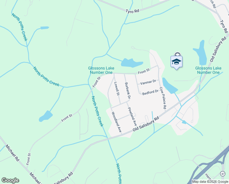 map of restaurants, bars, coffee shops, grocery stores, and more near 294 Lowell Street in Lexington