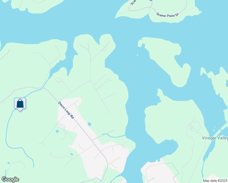 map of restaurants, bars, coffee shops, grocery stores, and more near 576 Island View Drive in Friendsville