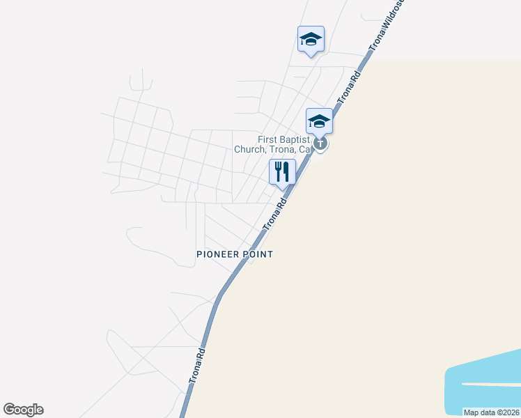 map of restaurants, bars, coffee shops, grocery stores, and more near 13879 Carson Street in Searles Valley