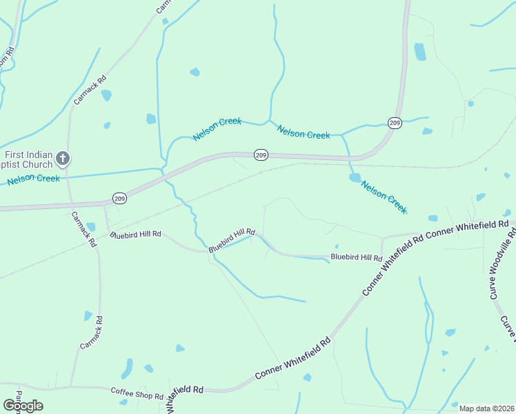 map of restaurants, bars, coffee shops, grocery stores, and more near 642 Bluebird Hill Road in Ripley