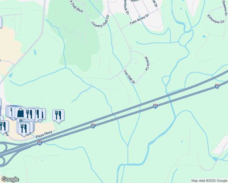 map of restaurants, bars, coffee shops, grocery stores, and more near 113 Trafalgar Drive in Lexington
