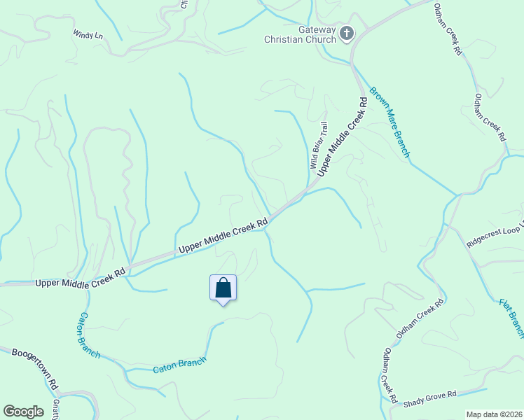 map of restaurants, bars, coffee shops, grocery stores, and more near 1881 Upper Middle Creek Road in Sevierville