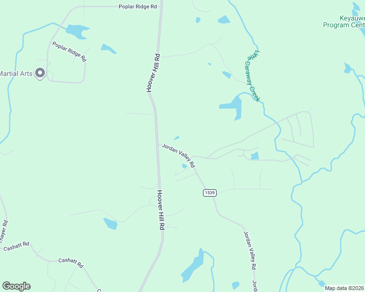 map of restaurants, bars, coffee shops, grocery stores, and more near 5126 Jordan Valley Road in Trinity