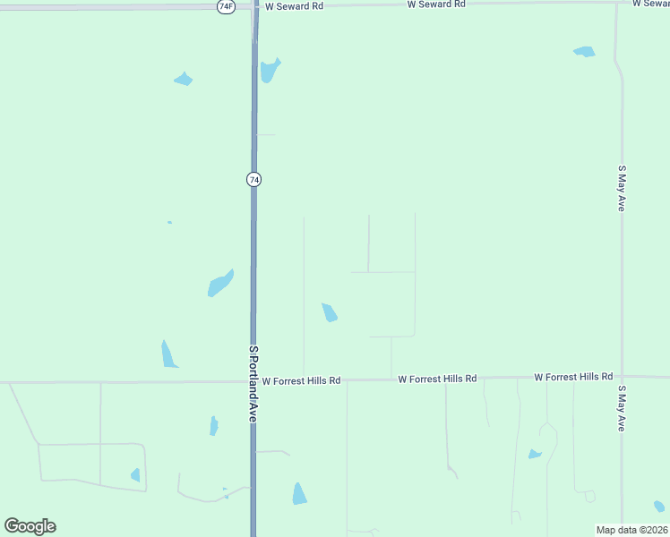 map of restaurants, bars, coffee shops, grocery stores, and more near 12374 Fairfield Road in Guthrie