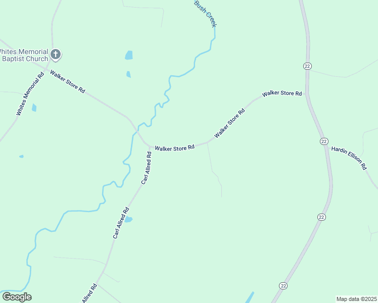 map of restaurants, bars, coffee shops, grocery stores, and more near 3294 Walker Store Road in Franklinville