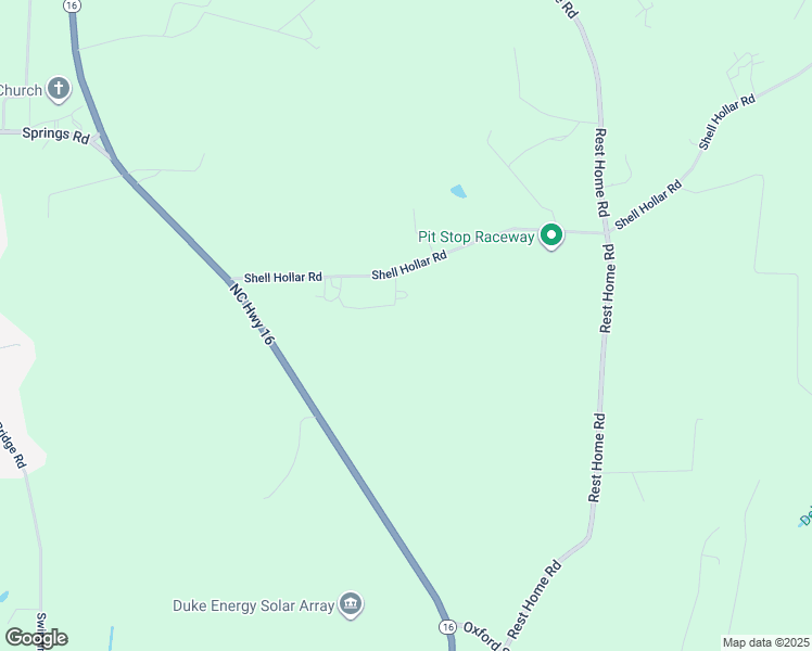 map of restaurants, bars, coffee shops, grocery stores, and more near 2535 Shell Hollar Road in Claremont