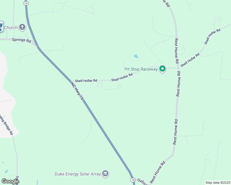 map of restaurants, bars, coffee shops, grocery stores, and more near 2535 Shell Hollar Road in Claremont