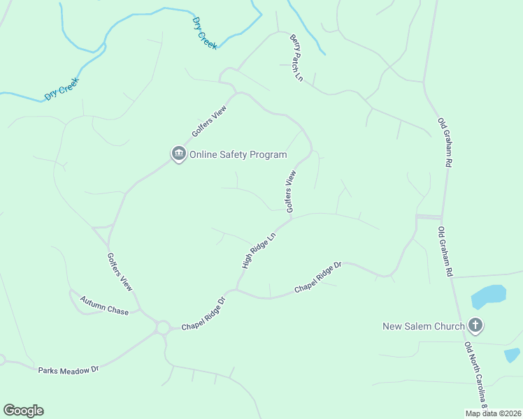 map of restaurants, bars, coffee shops, grocery stores, and more near 27 Quail Point in Pittsboro
