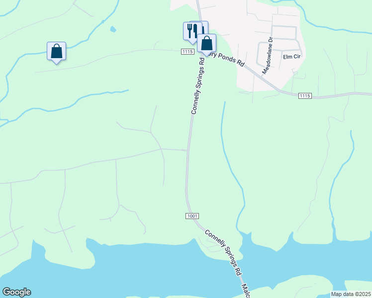 map of restaurants, bars, coffee shops, grocery stores, and more near in Valdese