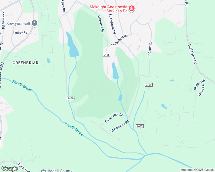 map of restaurants, bars, coffee shops, grocery stores, and more near 3203 Deauville Place in Statesville