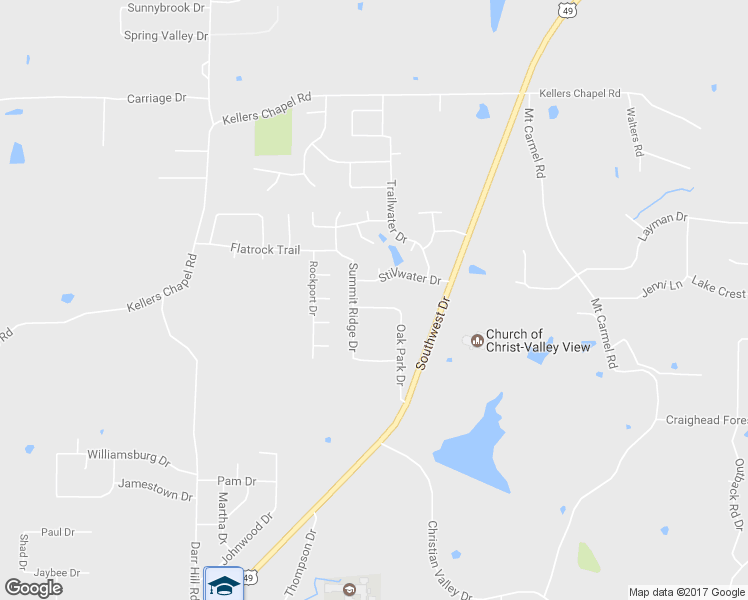 map of restaurants, bars, coffee shops, grocery stores, and more near 2014 Boundary Oaks Drive in Jonesboro