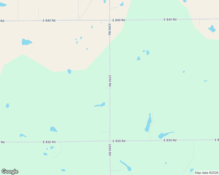 map of restaurants, bars, coffee shops, grocery stores, and more near 840559 3390 Road in Chandler