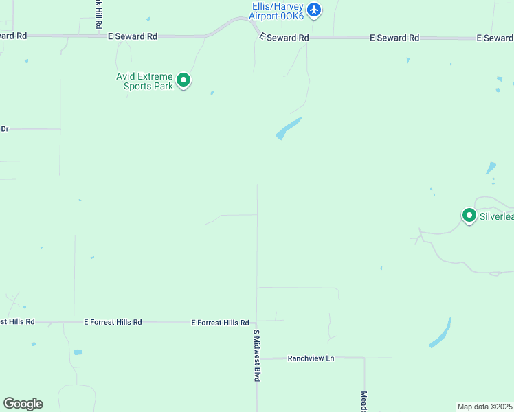 map of restaurants, bars, coffee shops, grocery stores, and more near 8651 South Midwest Boulevard in Guthrie