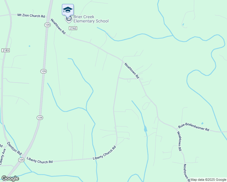 map of restaurants, bars, coffee shops, grocery stores, and more near 1305 Liberty Church Road in Thomasville