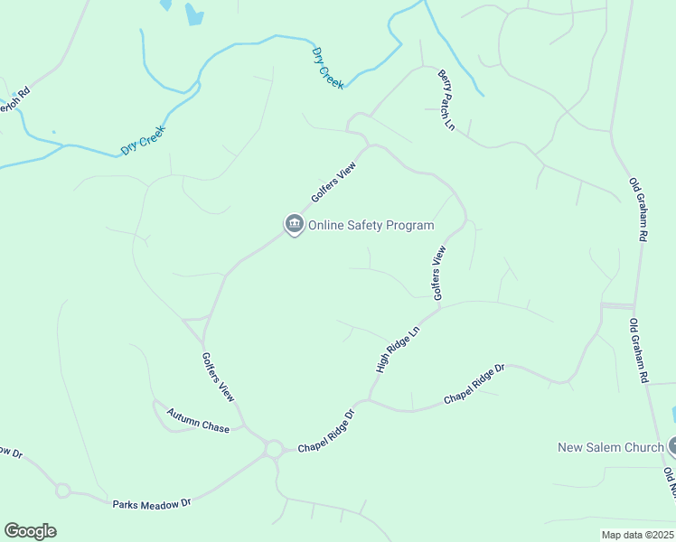 map of restaurants, bars, coffee shops, grocery stores, and more near 172 Quail Point in Pittsboro