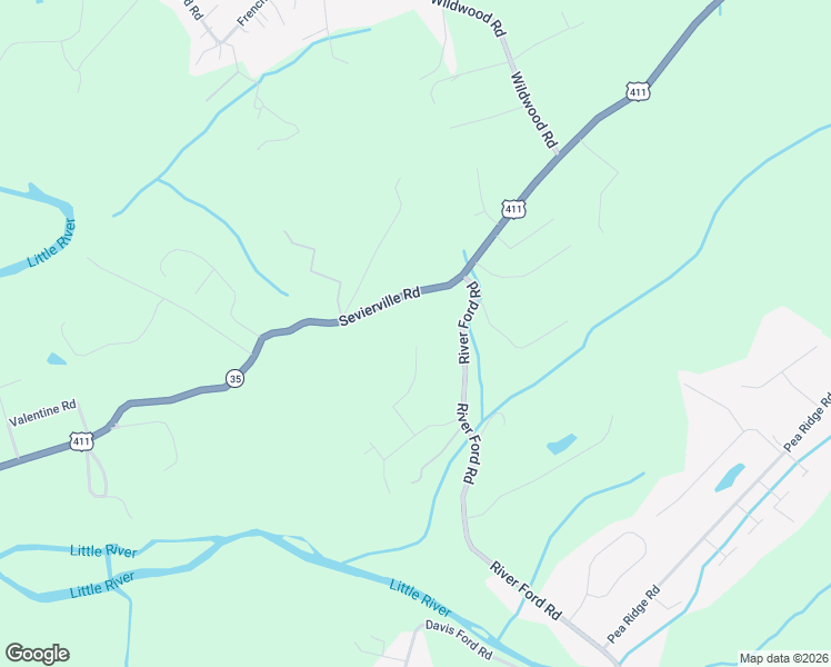 map of restaurants, bars, coffee shops, grocery stores, and more near 101 Ostenbarker Street in Maryville