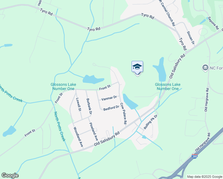 map of restaurants, bars, coffee shops, grocery stores, and more near 175 Front Street in Lexington