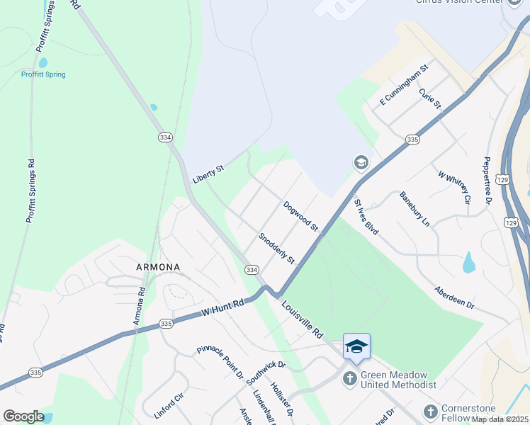 map of restaurants, bars, coffee shops, grocery stores, and more near 828 Goddard St in Alcoa