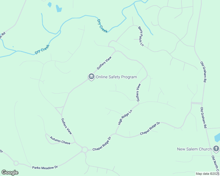 map of restaurants, bars, coffee shops, grocery stores, and more near 172 Quail Point in Pittsboro